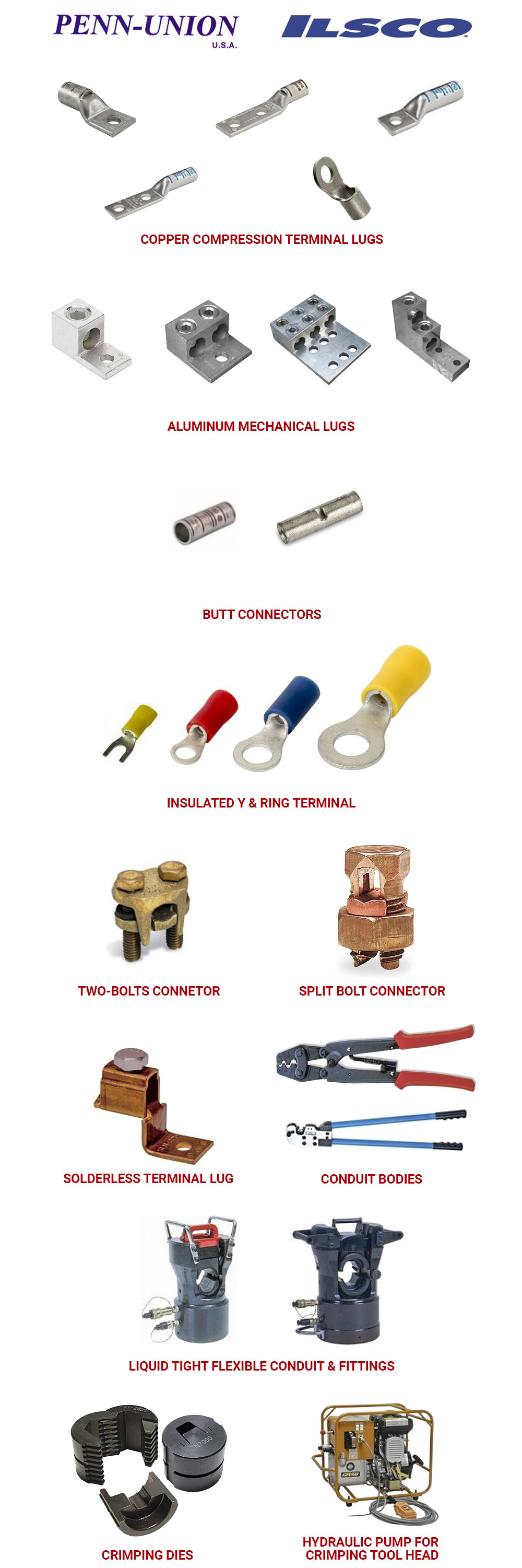 Connectors, Lugs & Tools